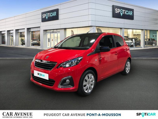 Occasion PEUGEOT 108 VTi 72 Style S&S 4cv 5p 2021 Rouge Scarlet (O) 13 589 € à Pont-à-Mousson