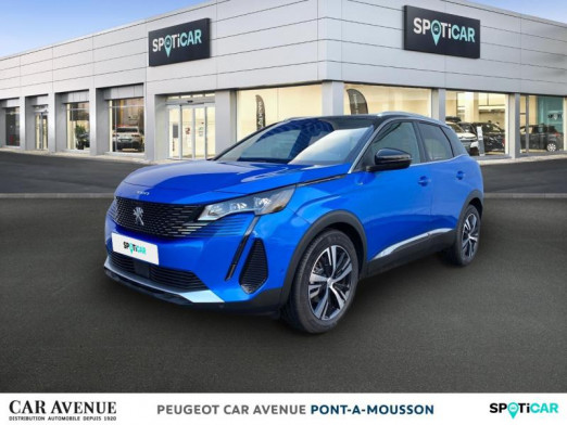 Occasion PEUGEOT 3008 1.6 PureTech 180ch S&S GT EAT8 2021 Bleu Vertigo (S) 37 857 € à Pont-à-Mousson