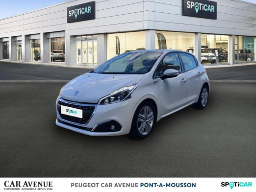 Occasion PEUGEOT 208 1.5 BlueHDi 100ch E6.c Signature BVM5 86g 5p 2019 Blanc Banquise 10 890 € à Pont-à-Mousson