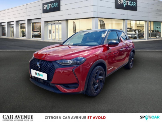 Used DS DS 3 Crossback PureTech 130ch Performance Line + Automatique 7cv 2021 Rouge Rubi (M) - Toit Noir Perla Nera € 20,990 in Longeville-lès-Saint-Avold