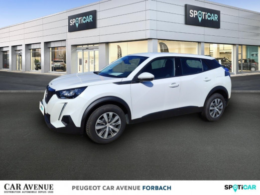 Occasion PEUGEOT 2008 1.2 PureTech 100ch S&S Active 2020 Blanc Nacré (N) 15 990 € à Longeville-lès-Saint-Avold