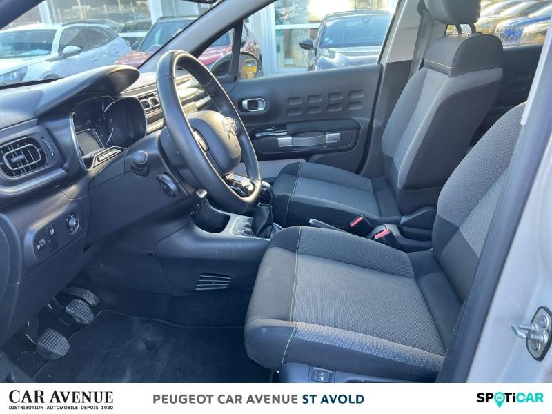 Occasion CITROEN C3 PureTech 82ch Shine S&S E6.d 2019 Blanc Banquise - Noir Onyx 9200 € à Longeville-lès-Saint-Avold