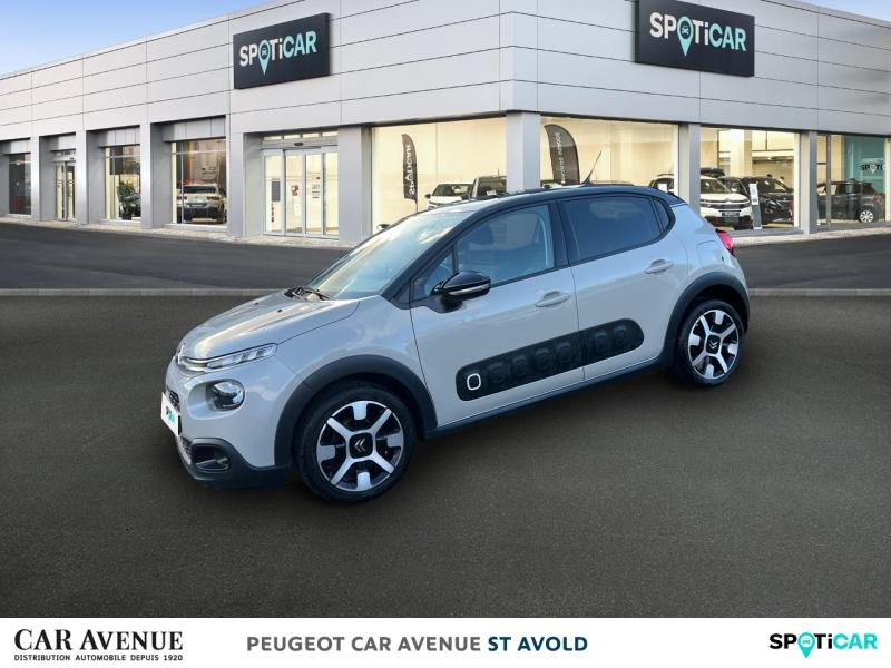 Occasion CITROEN C3 PureTech 82ch Shine S&S E6.d 2019 Blanc Banquise - Noir Onyx 9200 € à Longeville-lès-Saint-Avold