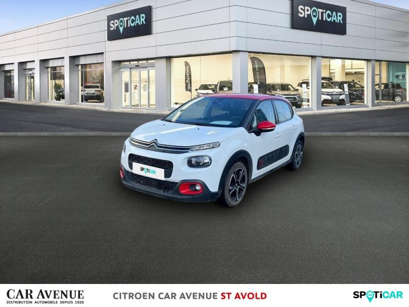 Occasion CITROEN C3 PureTech 82ch Shine S&S E6.d-TEMP 2018 Blanc banquise 9794 € à Longeville-lès-Saint-Avold