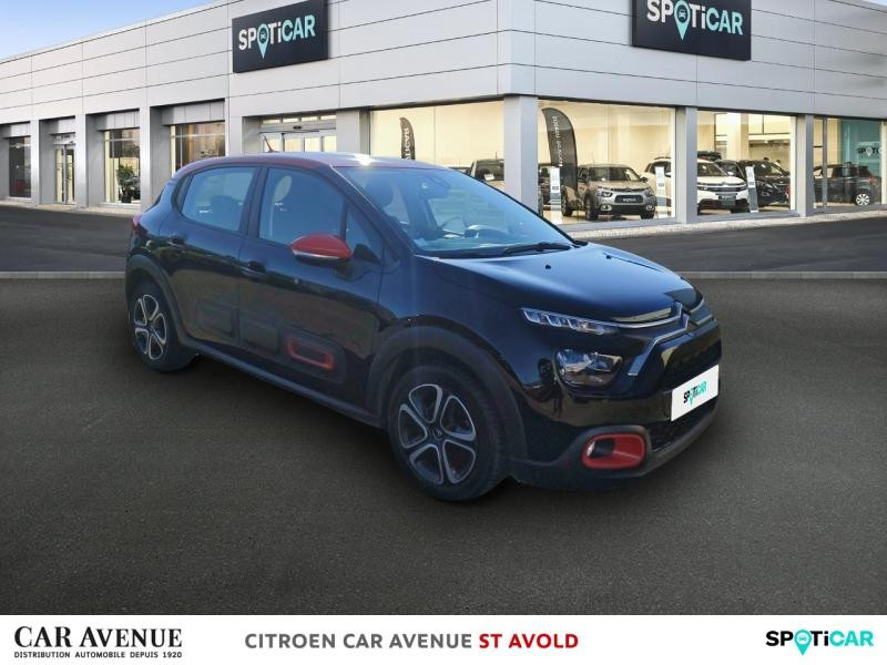 Used CITROEN C3 1.2 PureTech 83ch S&S Feel Pack 2020 Ktv noir perla nera € 9994 in Longeville-lès-Saint-Avold