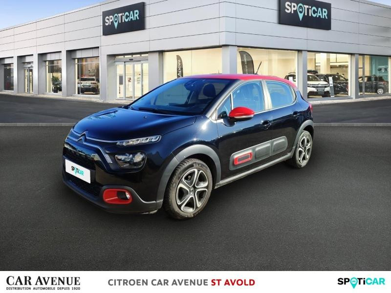 Used CITROEN C3 1.2 PureTech 83ch S&S Feel Pack 2020 Ktv noir perla nera € 9994 in Longeville-lès-Saint-Avold