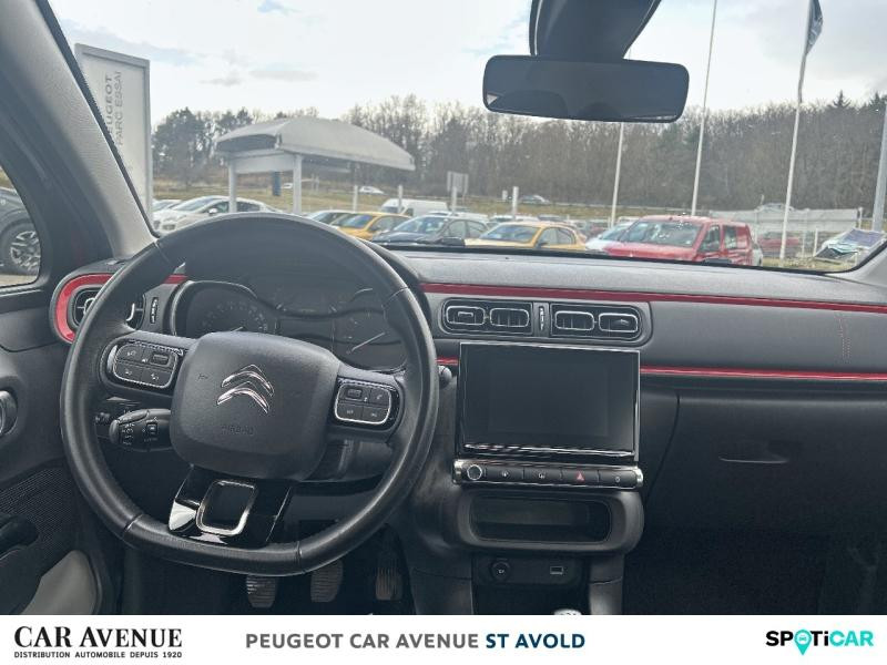 Occasion CITROEN C3 BlueHDi 100ch Graphic S&S E6.d-TEMP BVM5 2019 Blanc Banquise - Rouge Aden 9895 € à Longeville-lès-Saint-Avold