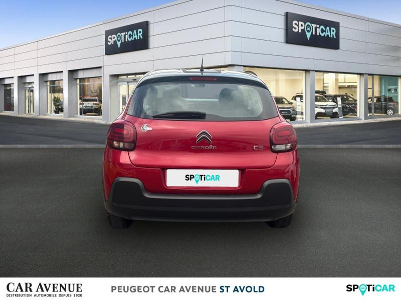 Occasion CITROEN C3 BlueHDi 100ch Graphic S&S E6.d-TEMP BVM5 2019 Blanc Banquise - Rouge Aden 9895 € à Longeville-lès-Saint-Avold