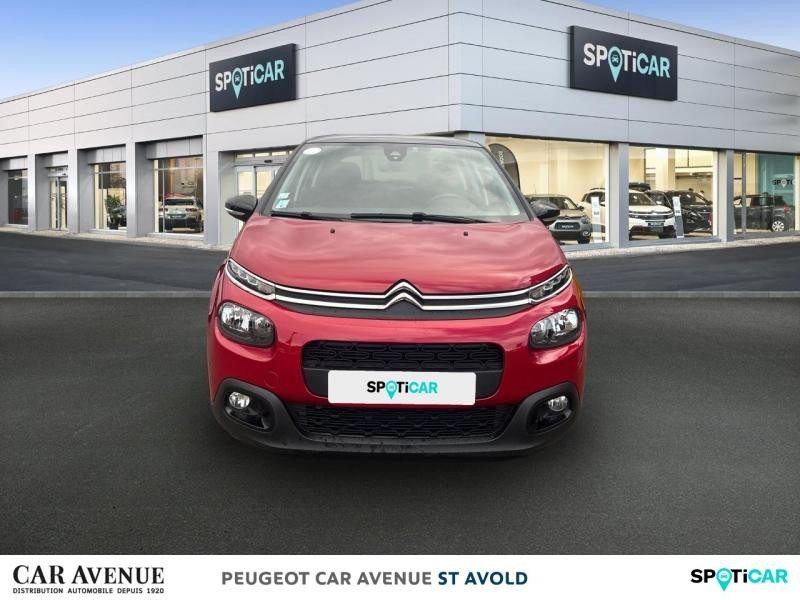 Occasion CITROEN C3 BlueHDi 100ch Graphic S&S E6.d-TEMP BVM5 2019 Blanc Banquise - Rouge Aden 9895 € à Longeville-lès-Saint-Avold