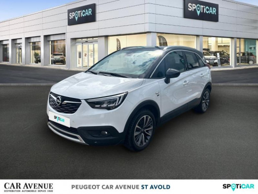 Occasion OPEL Crossland X 1.2 Turbo 130ch Opel 2020 BVA Euro 6d-T 2020 Blanc Glacier/Toit Noir Diamant 14 796 € à Longeville-lès-Saint-Avold
