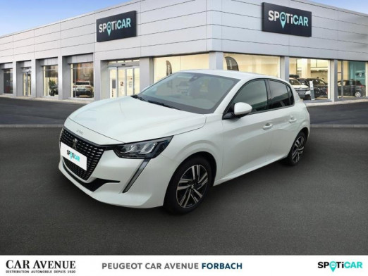 Occasion PEUGEOT 208 1.2 PureTech 100ch S&S Allure 2021 Blanc Banquise 13 297 € à Longeville-lès-Saint-Avold