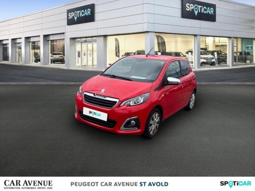 Occasion PEUGEOT 108 VTi 72 Style S&S 4cv 5p 2021 Rouge Scarlet (O) 10 760 € à Longeville-lès-Saint-Avold