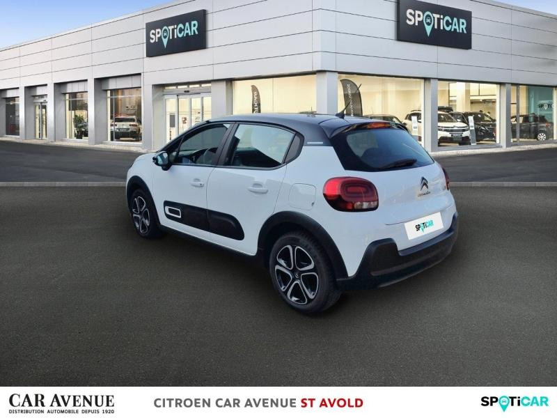 Occasion CITROEN C3 1.2 PureTech 83ch S&S Feel Pack 2021 Blanc Banquise (O) - Noir Onyx 10290 € à Longeville-lès-Saint-Avold