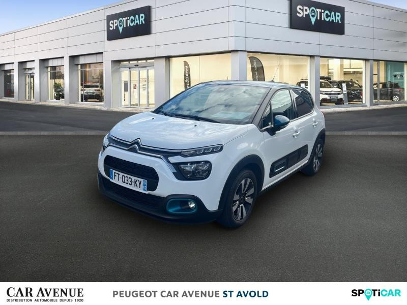 Used CITROEN C3 1.2 PureTech 83ch S&S Shine Pack 123g 2020 Blanc Banquise (O) - Bleu Emeraude € 11290 in Longeville-lès-Saint-Avold