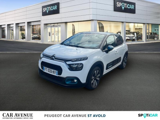 Occasion CITROEN C3 1.2 PureTech 83ch S&S Shine Pack 123g 2020 Blanc Banquise (O) - Bleu Emeraude 11 290 € à Longeville-lès-Saint-Avold