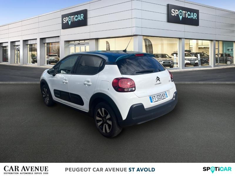 Used CITROEN C3 1.2 PureTech 83ch S&S Shine Pack 123g 2020 Blanc Banquise (O) - Bleu Emeraude € 11290 in Longeville-lès-Saint-Avold