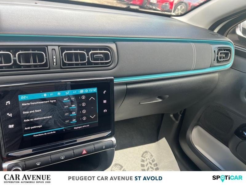 Used CITROEN C3 1.2 PureTech 83ch S&S Shine Pack 123g 2020 Blanc Banquise (O) - Bleu Emeraude € 11290 in Longeville-lès-Saint-Avold