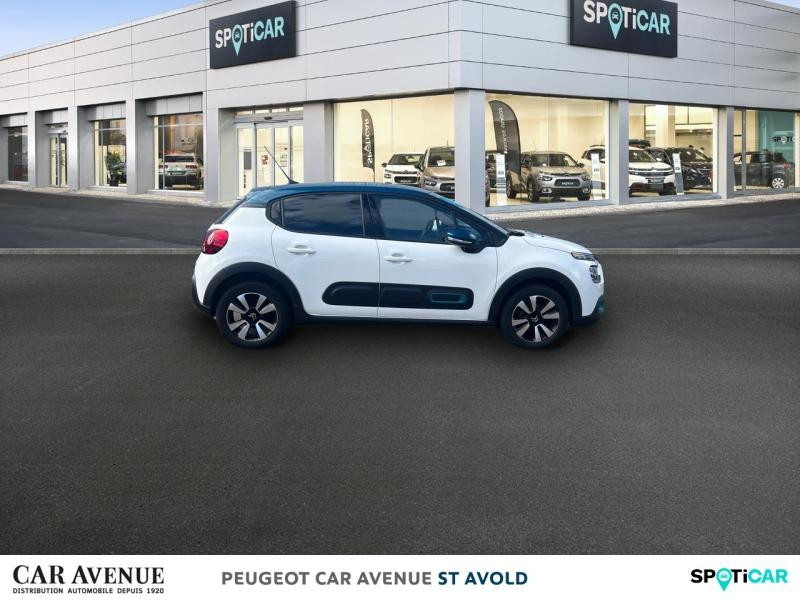 Used CITROEN C3 1.2 PureTech 83ch S&S Shine Pack 123g 2020 Blanc Banquise (O) - Bleu Emeraude € 11290 in Longeville-lès-Saint-Avold