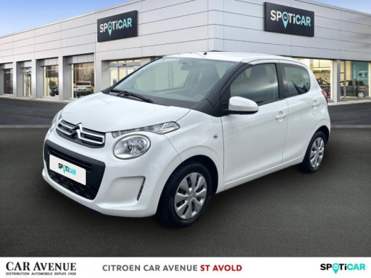 Used CITROEN C1 VTi 72 S&S Feel 5p E6.d-TEMP 2019 Blanc Lipizan (O) € 10,490 in Longeville-lès-Saint-Avold