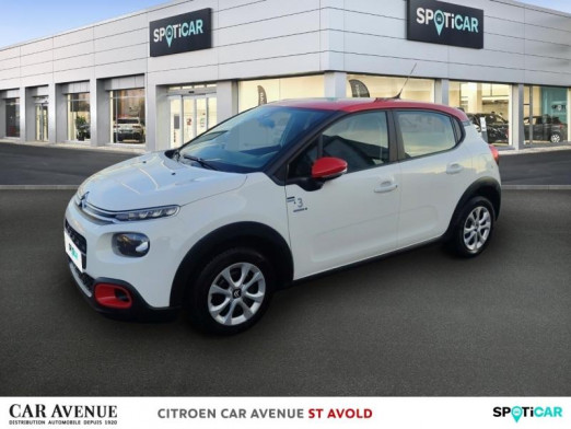 Occasion CITROEN C3 PureTech 82ch Graphic S&S E6.d 2019 Blanc Banquise - Rouge Aden 9 990 € à Longeville-lès-Saint-Avold