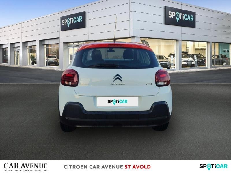 Occasion CITROEN C3 PureTech 82ch Graphic S&S E6.d 2019 Blanc Banquise - Rouge Aden 9990 € à Longeville-lès-Saint-Avold