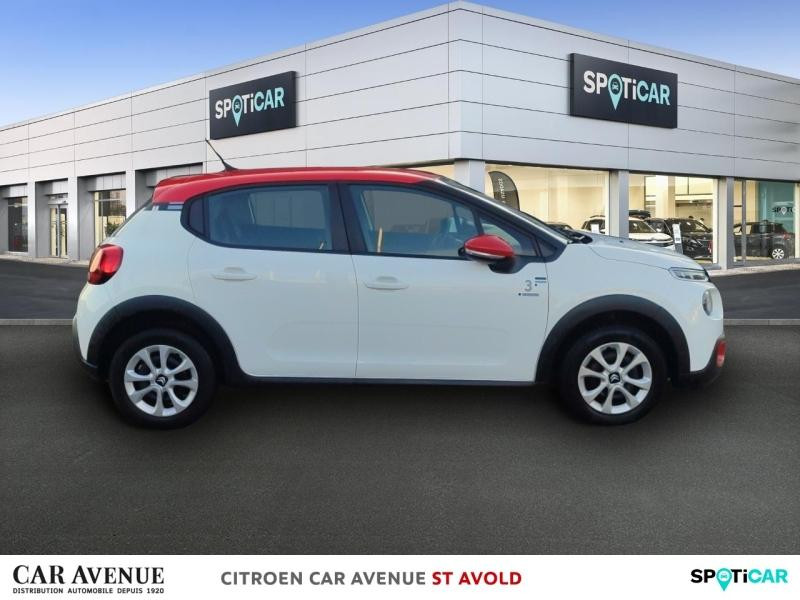 Occasion CITROEN C3 PureTech 82ch Graphic S&S E6.d 2019 Blanc Banquise - Rouge Aden 9990 € à Longeville-lès-Saint-Avold