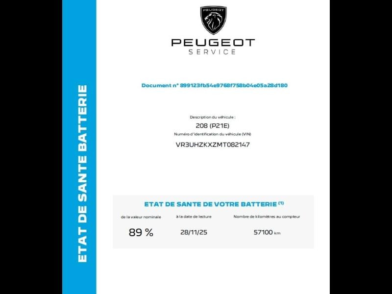 Used PEUGEOT 208 e-208 136ch Style 2021 Blanc Banquise (O) € 15390 in Longeville-lès-Saint-Avold