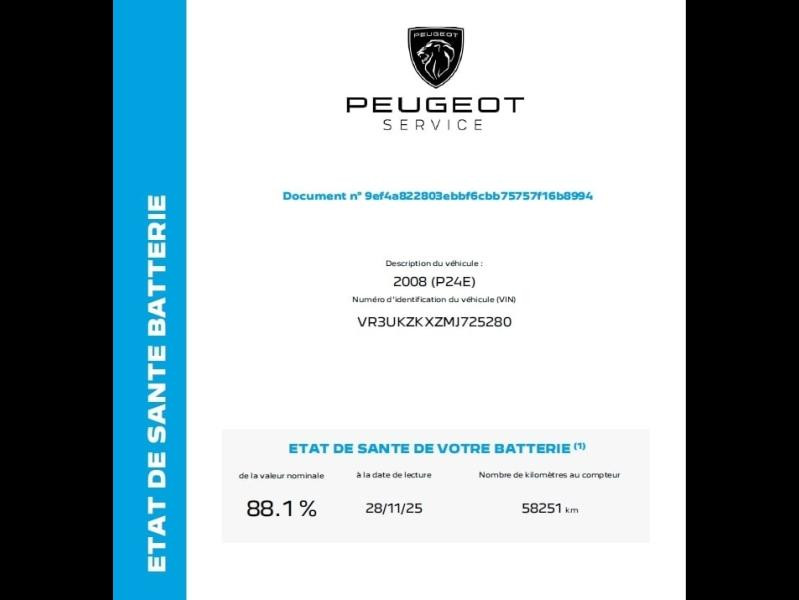 Used PEUGEOT 2008 e-2008 136ch GT 2021 Blanc Nacré (N) € 16790 in Longeville-lès-Saint-Avold