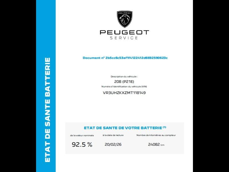 Used PEUGEOT 208 e-208 136ch Style 2021 Gris Artense (M) € 14991 in Longeville-lès-Saint-Avold