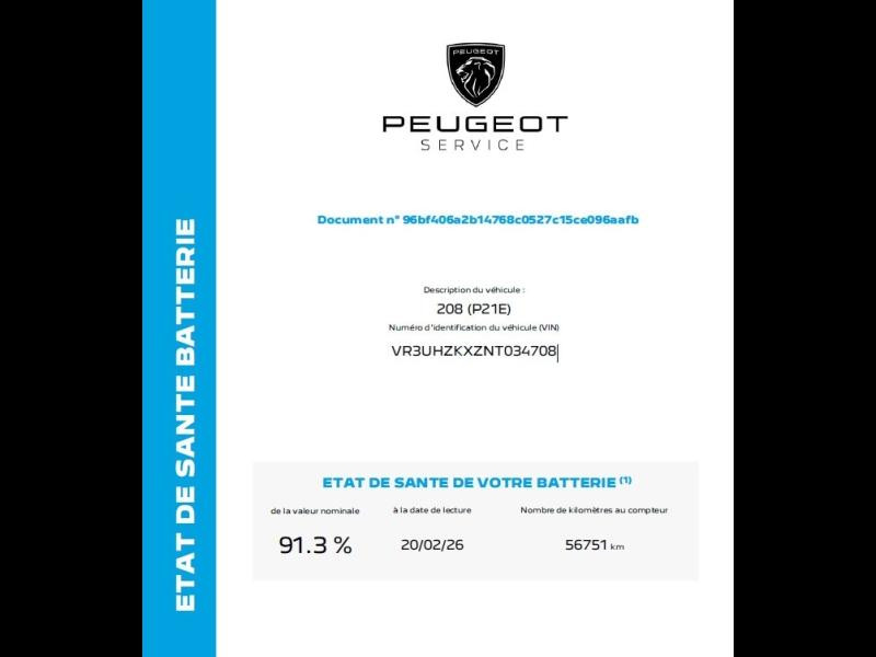 Used PEUGEOT 208 e-208 136ch Roadtrip 2022 Bleu Vertigo (V) € 14991 in Longeville-lès-Saint-Avold