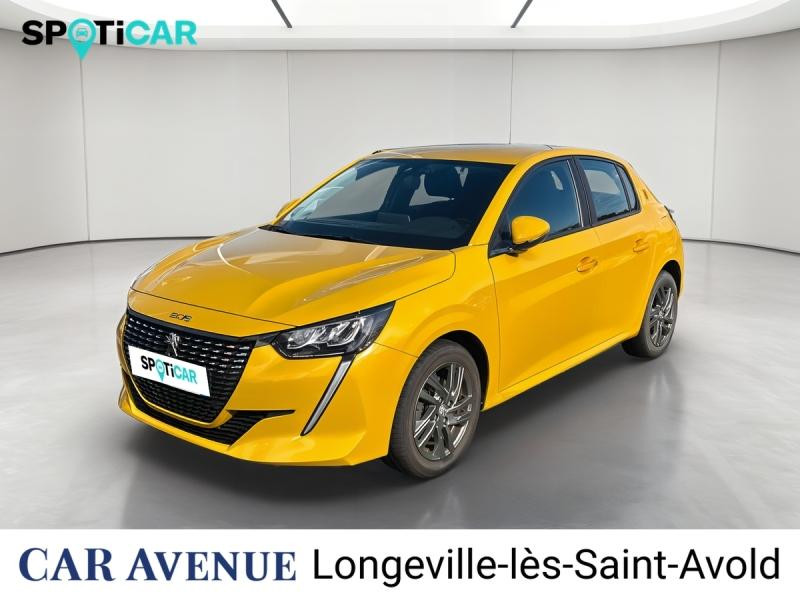 Occasion PEUGEOT 208 1.2 PureTech 100ch S&S Active Pack 2021 Jaune 11291 € à Longeville-lès-Saint-Avold
