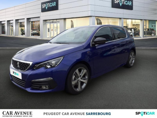 Occasion PEUGEOT 308 1.2 PureTech 130ch GT Line FullLed-GPSCarPlay-SportPack-Cam-SafeyPlus-LaneAssist 2020 Bleu Magnetic 21 600 € à Sarrebourg
