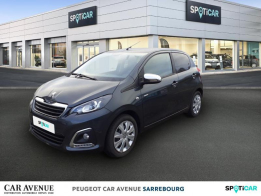 Occasion PEUGEOT 108 VTi 72 Style S&S 4cv 5p 2021 Gris Galaxite (M) 12 900 € à Sarrebourg