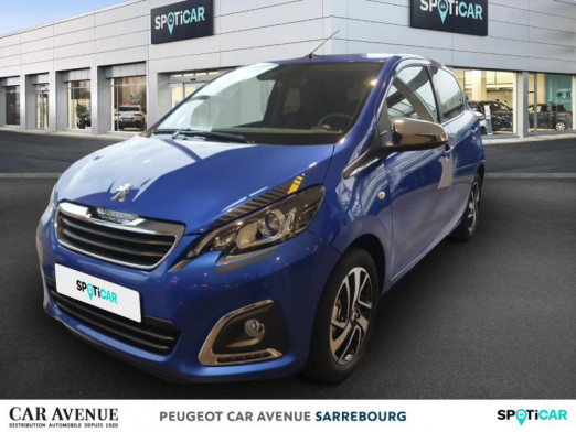 Occasion PEUGEOT 108 VTi 72 Collection S&S 4cv 5p 2021 Bleu Calvi (M) 15 500 € à Sarrebourg