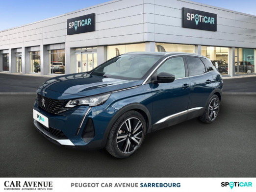 Used PEUGEOT 3008 HYBRID4 300ch GT Pack e-EAT8 2021 Bleu Célèbes (M) € 33,500 in Sarrebourg