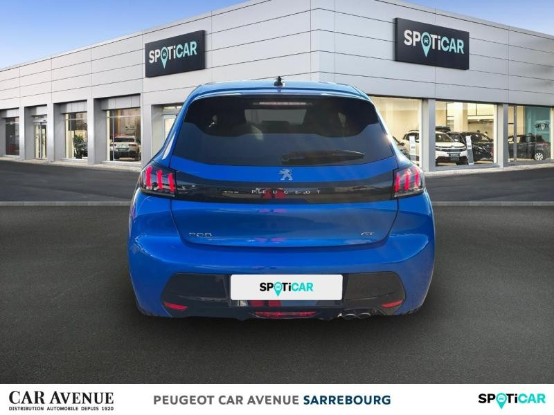 Occasion PEUGEOT 208 1.2 PureTech 100ch S&S GT 2022 Bleu Vertigo (V) 18800 € à Sarrebourg