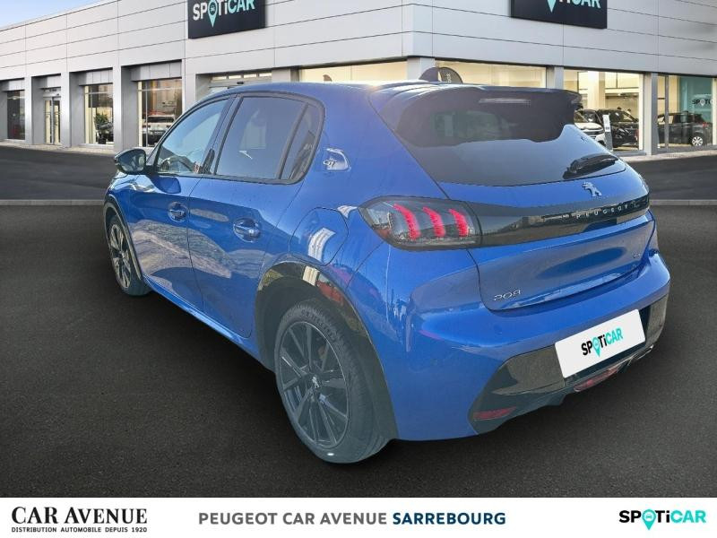 Occasion PEUGEOT 208 1.2 PureTech 100ch S&S GT 2022 Bleu Vertigo (V) 18800 € à Sarrebourg