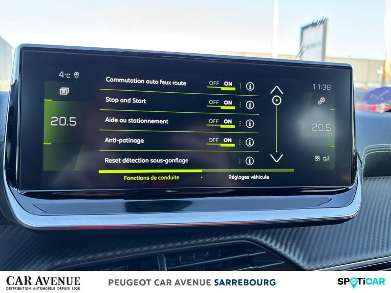 Occasion PEUGEOT 208 1.2 PureTech 100ch S&S GT 2022 Bleu Vertigo (V) 18800 € à Sarrebourg