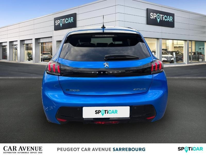 Occasion PEUGEOT 208 e-208 136ch GT 2022 Bleu Vertigo (V) 21890 € à Sarrebourg