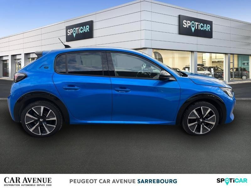 Occasion PEUGEOT 208 e-208 136ch GT 2022 Bleu Vertigo (V) 21890 € à Sarrebourg