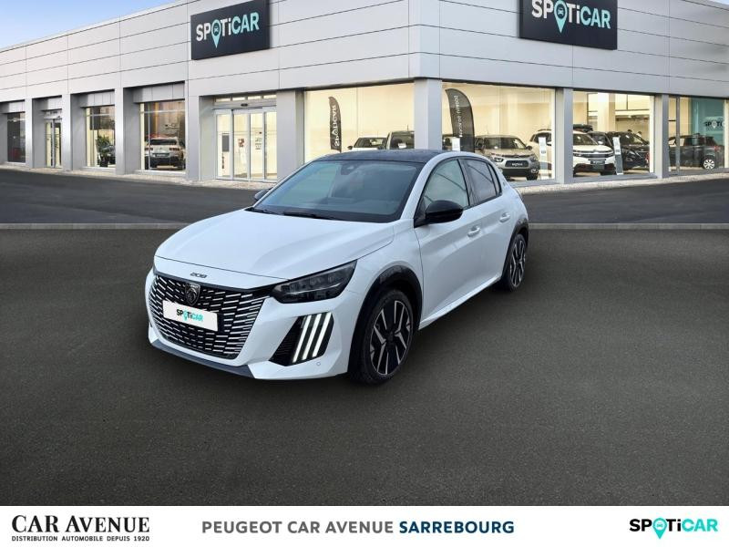 Occasion PEUGEOT 208 e-208 156ch GT 2025 Blanc Banquise (O) 29700 € à Sarrebourg