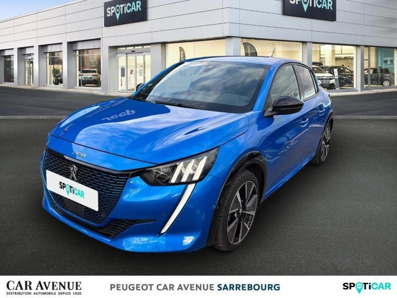 Occasion PEUGEOT 208 e-208 136ch GT 2022 Bleu Vertigo (V) 21890 € à Sarrebourg