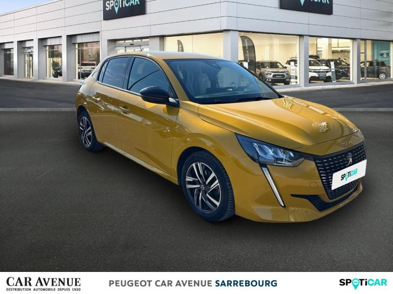 Occasion PEUGEOT 208 1.5 BlueHDi 100ch S&S Allure 2023 Jaune 16890 € à Sarrebourg