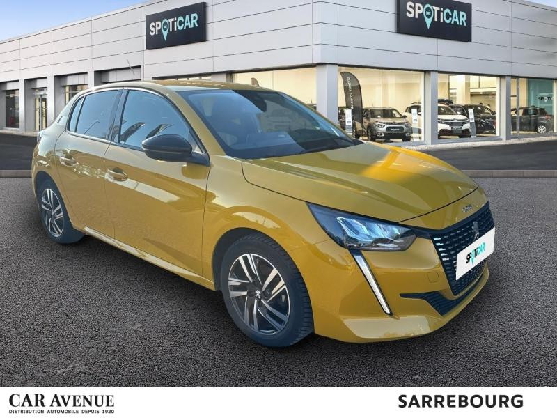 Occasion PEUGEOT 208 1.2 PureTech 100ch S&S Allure 2023 Jaune 13900 € à Sarrebourg