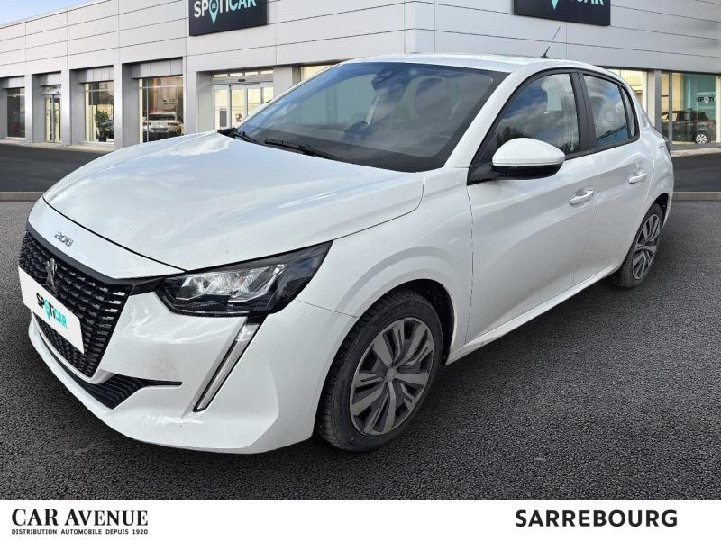 Occasion PEUGEOT 208 1.2 PureTech 100ch S&S Active Business 118g 2020 Blanc Banquise 11900 € à Sarrebourg