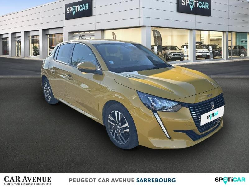 Occasion PEUGEOT 208 1.2 PureTech 100ch S&S Allure EAT8 2021 Jaune 13500 € à Sarrebourg