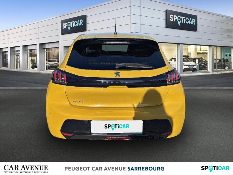 Occasion PEUGEOT 208 1.2 PureTech 100ch S&S Allure EAT8 2021 Jaune 13500 € à Sarrebourg