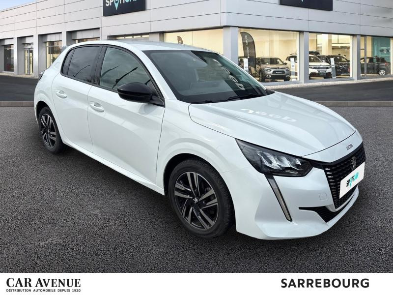 Occasion PEUGEOT 208 1.2 PureTech 100ch S&S Allure EAT8 2023 Blanc Banquise (O) 16590 € à Sarrebourg