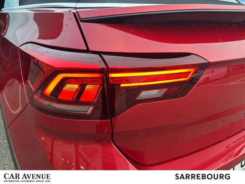 Occasion VOLKSWAGEN T-Roc Cabriolet 1.5 TSI Evo2 150ch Style DSG7 2024 Rouge Roi métallisée, capote noire 32900 € à Sarrebourg