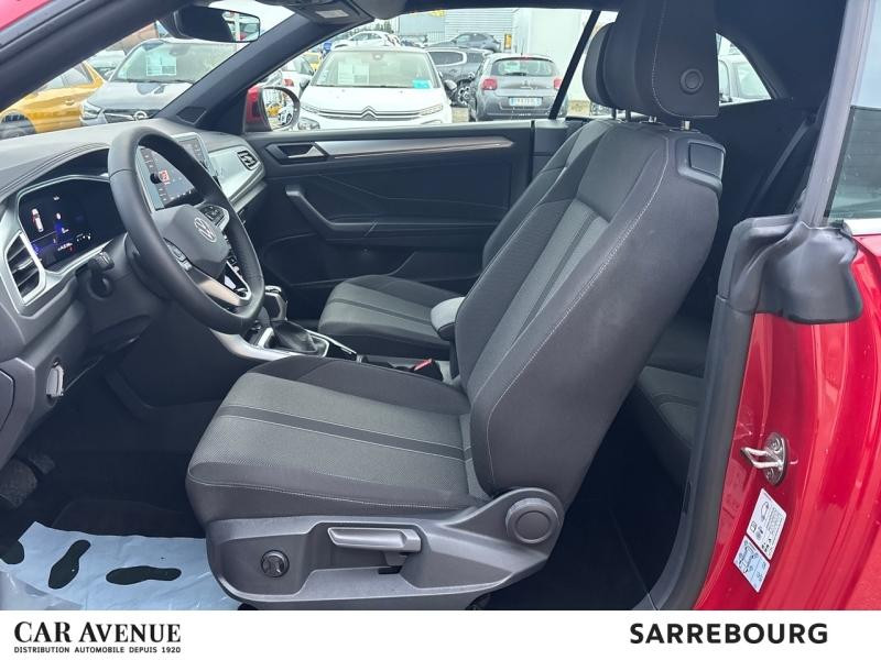 Occasion VOLKSWAGEN T-Roc Cabriolet 1.5 TSI Evo2 150ch Style DSG7 2024 Rouge Roi métallisée, capote noire 32900 € à Sarrebourg